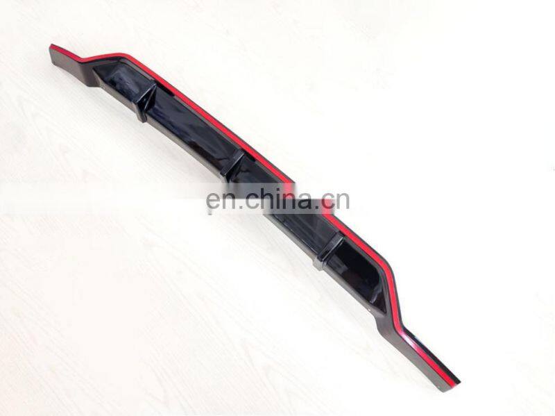 2021 New Other Exterior Accessories ABS carbon fiber look front bumper lip spoiler splitter diffuser for honda jazz fit 2018