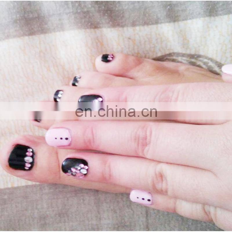 3D Nail Art Tips Gems 3 Colors Crystal Glitter Rhinestone DIY Decoration 1 Wheel