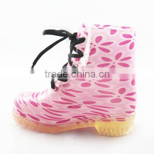 Cute Transparent Martin Boots For Kids