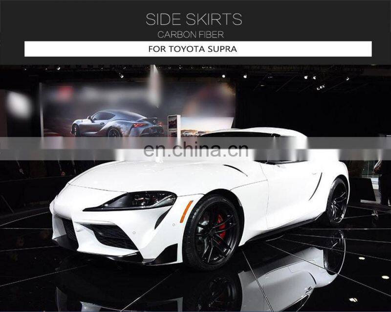 Carbon Fiber A90 Side Skirts Extension for Toyota GR Supra A90 Edition J29/DB MkV 2019 2020