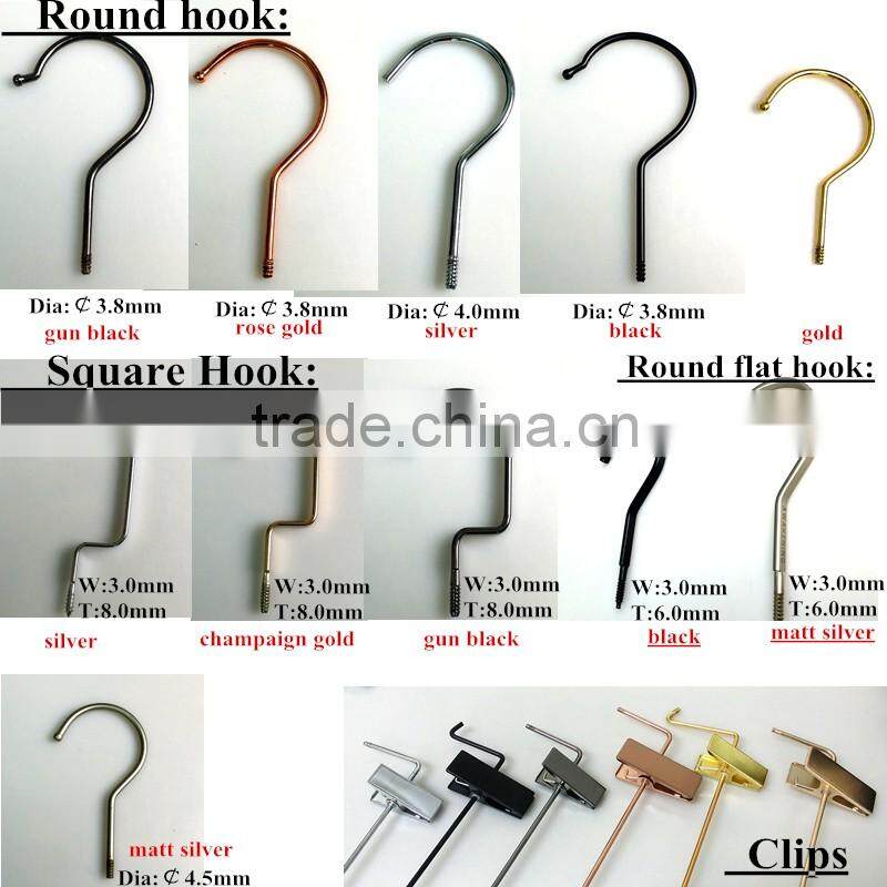 shiny plastic hanger electronic plated hanger