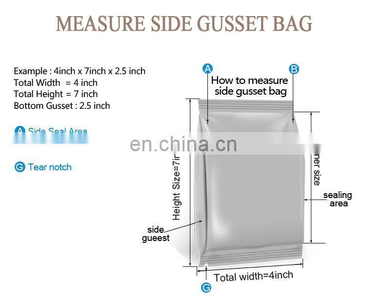 Custom printed snack puffs food popcorn potato chips packaging bag metallic foil coated popcorn bags