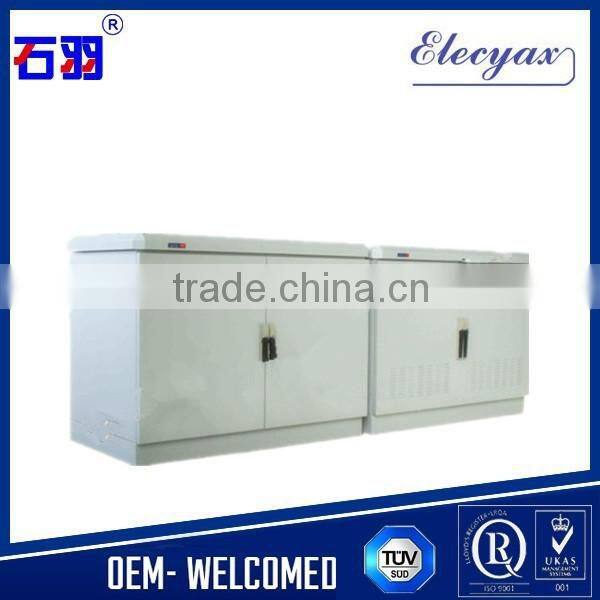 Galvanized steel outdoor battery enclosure/SK-12090 IT enclosure rack cabinet with air conditioner