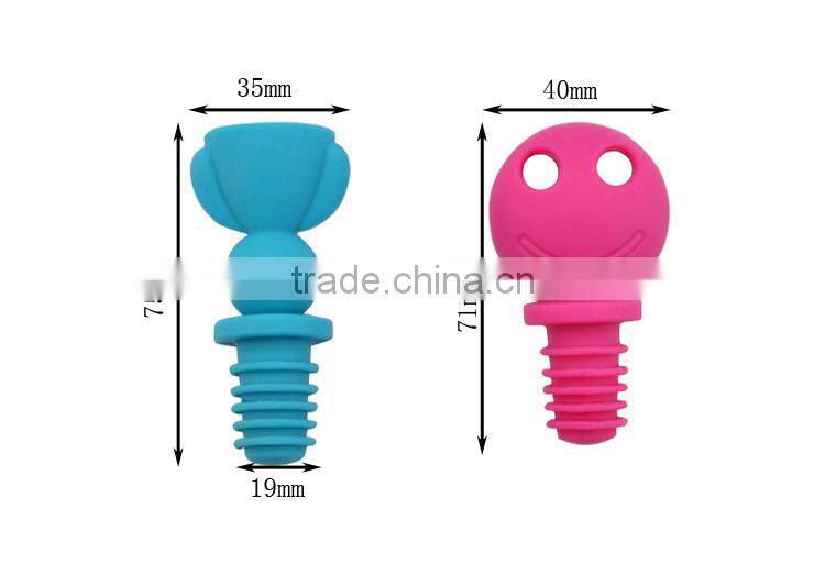 Food grade silicone wine bottle stopper