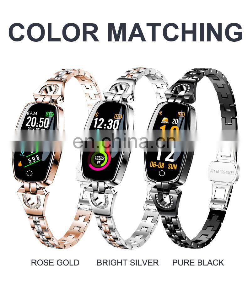H8 Women inch TFT screen Smart Watch Sleep Monitoring Multiple Sport Mode Remote Camera Smart Watch New Model 2021
