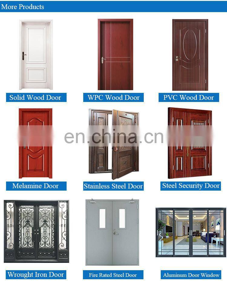 Cheap price internal engineering wooden doors design modern internal pvc skin mdf mahogany wood door