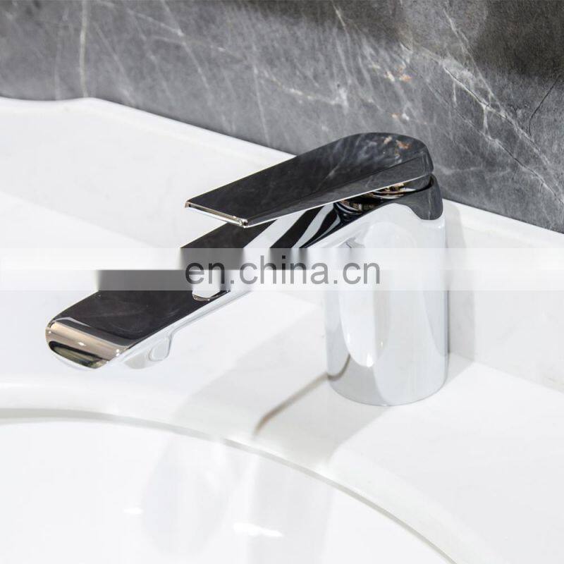 wenzhou 304 wire drawing cold and hot water tap faucet bathroom