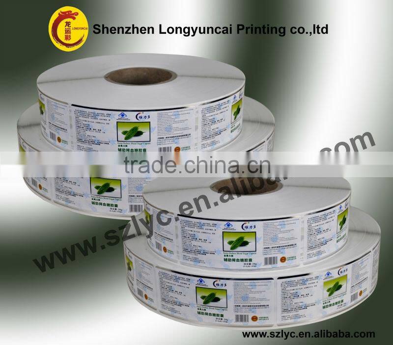 adhesive paper label