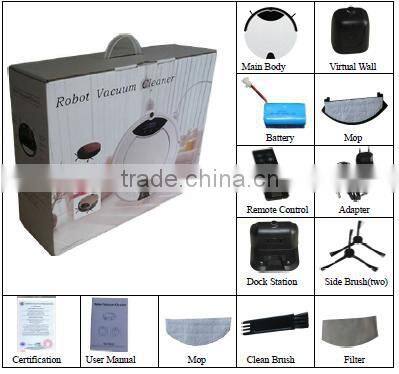 New arrival china wholesale mutifunctional dry and wet floor robot vacuum cleaner