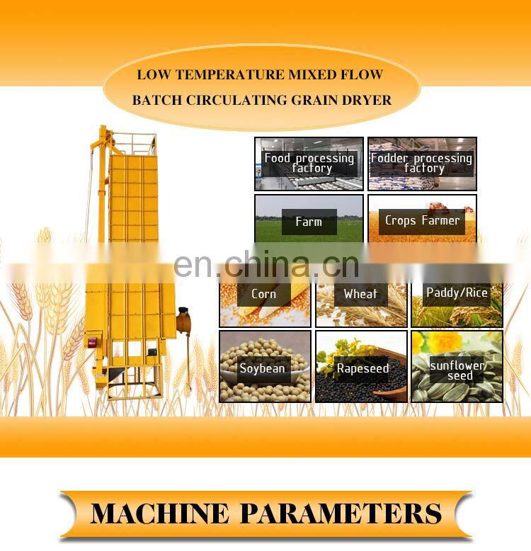 Large Capacity Grain Dryer to Dry Wheat Seed Corn Paddy Maize Rice