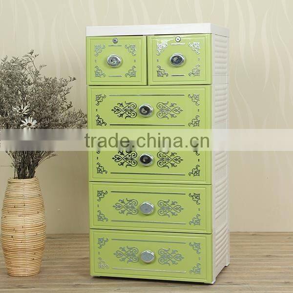 whosesale fashion 3-ALYER plastic clother storage drawer