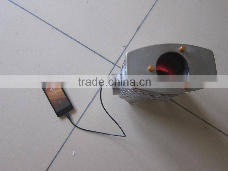 POP junket cooking stove which can generate electric power