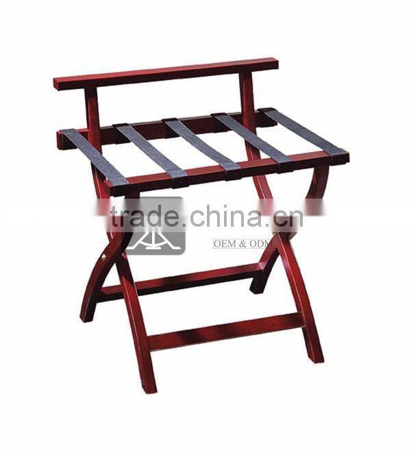 LG-004 Solid Beech Wood Luggage Rack For Hotel