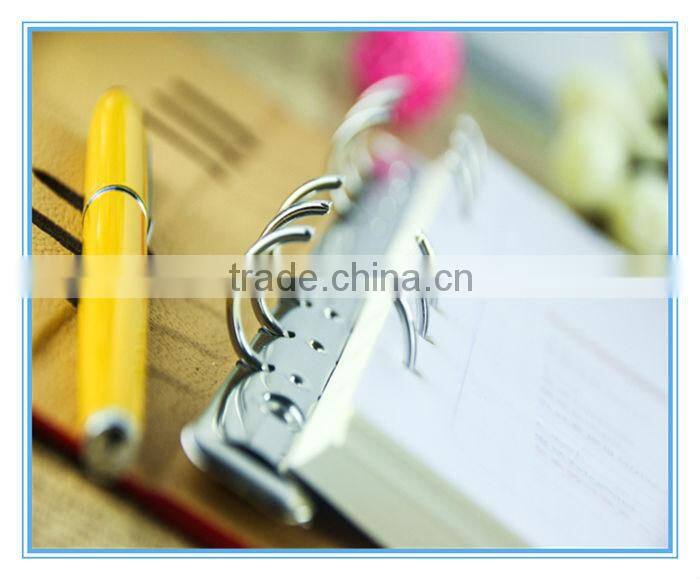 6 rings notebook with leather cover NSHY-1017