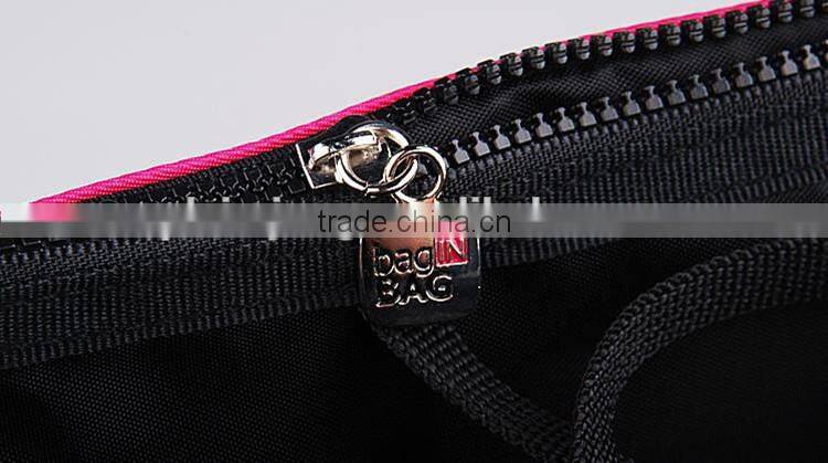 multi-pocket nylon cosmetic bag women toiletry bag
