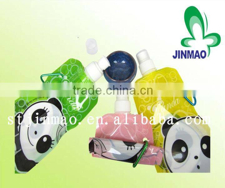 Stand up plastic spout pouch for water