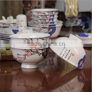 56 pcs hexagon ceramic flat dinner plate