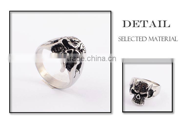 New products 2015 stainless steel silver rings finger ring