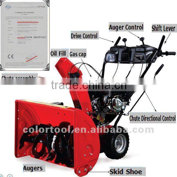 QICAI 9HP Wheel/Track Snow Thrower/Snow Blower/Snow Remover CE Approval