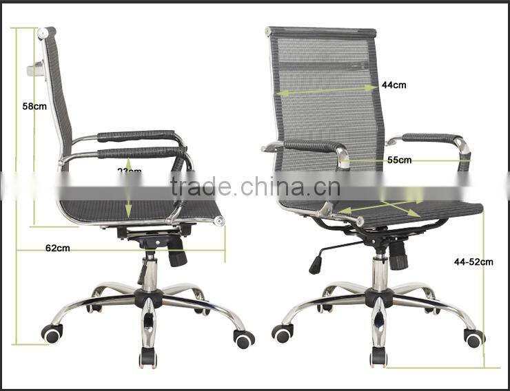 Ergonomic office swivel chair with armrest