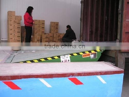 Stationary type hydraulic dock ramp/warehouse dock ramp/dock leveler