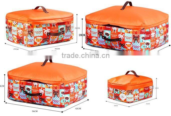 Cartoon Oxford Fabric Baby Kids Clothing Quilt Sorting Toy Organizer Storage Bag