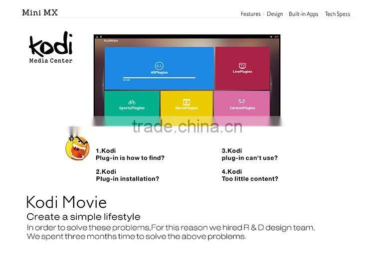 good price amlogic s905 mini mx firmware android 5.1 mini mx tv box