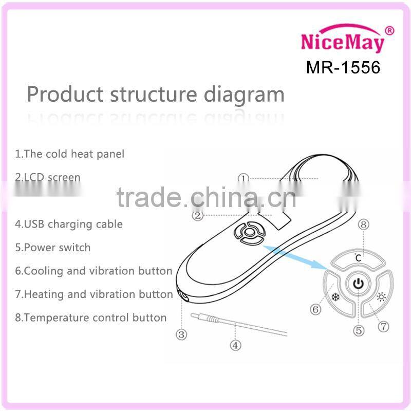 electric facial skin whiten beauty massage machine