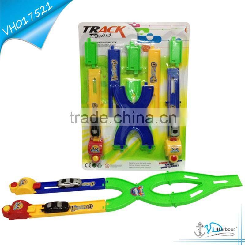 High Quality Kids Toy Plastic Road Racing Track Set