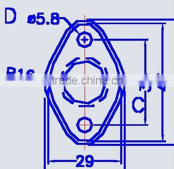 SS304,cable fastening,sheet metal stamping part