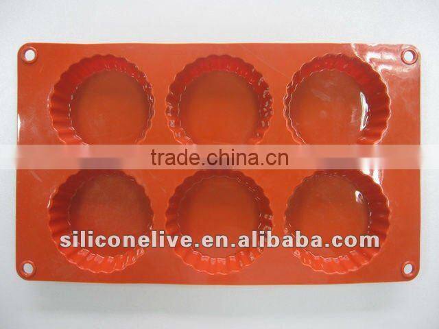silicone round shape baking cups