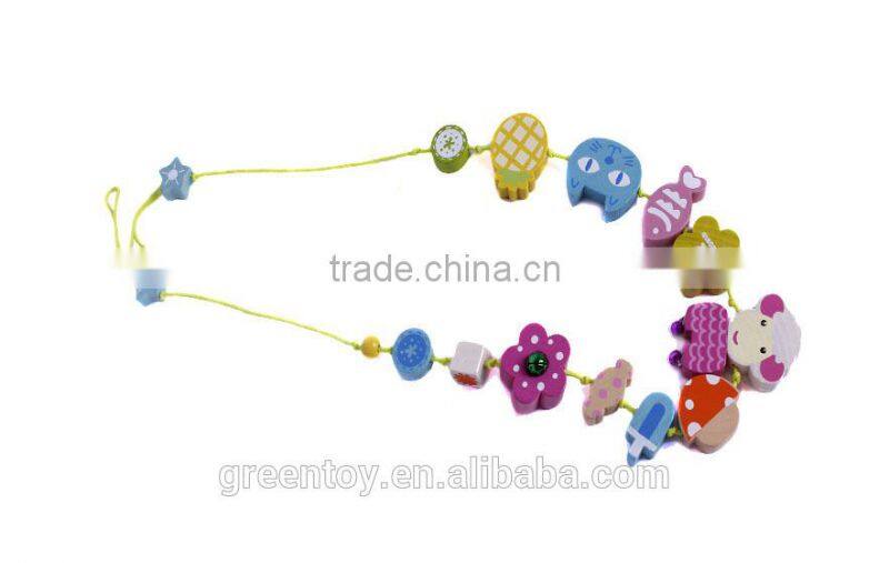 baby crafts wooden beads decoration