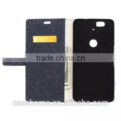 For Google Nexus 6P Flip Wallet Leather Case Stand Cover