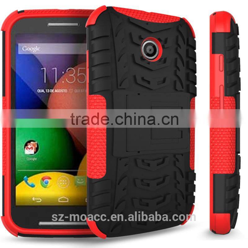 2 in 1 pc tpu stand mobile phone case for for motorola xt1022