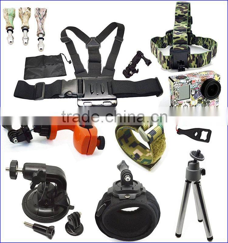 gopro accessories for gopro 4 accessories for gopro hero 4 for go pro camera accessories set Combo Kit