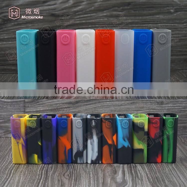 Cuboid Mini tc box mod silicone case Colorful microsmoke brand 100% silicone case/skin wholesale free shipping