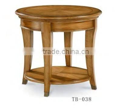 French rustic modern coffee side table solidwood side white cafe table