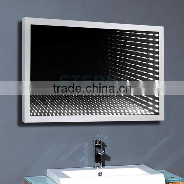 colorful infinity bathroom mirror