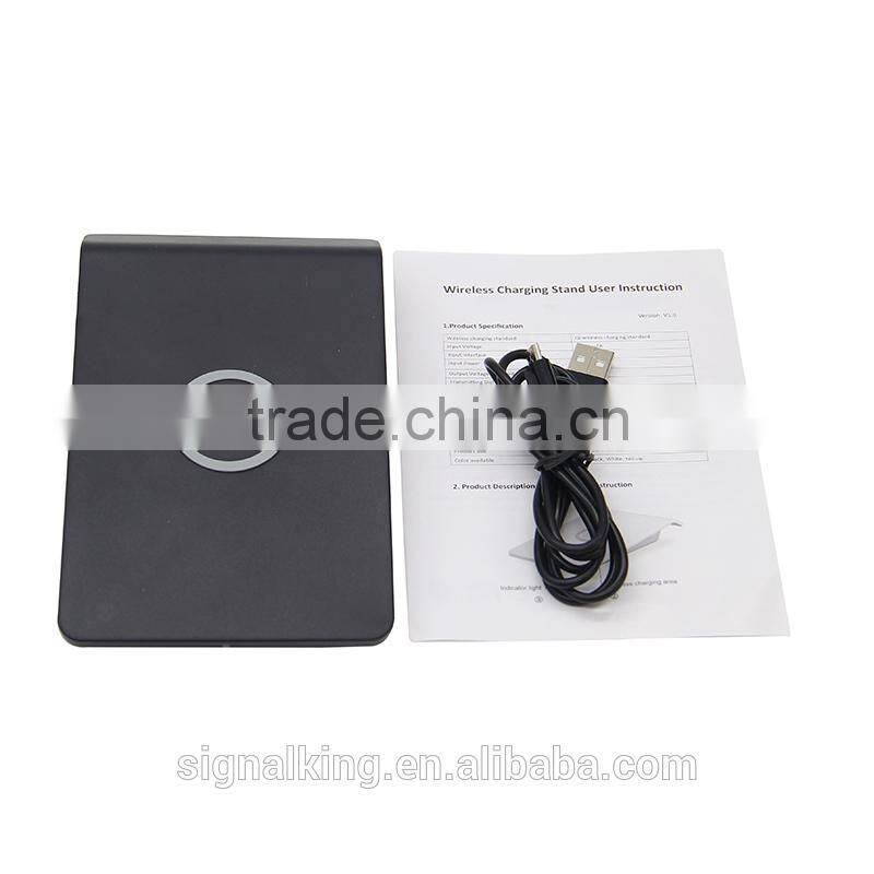 Wholesales New Arrival TI Solution QI Wireless Charger Wireless Charger Pad For Samsum S6 All Smart Phone