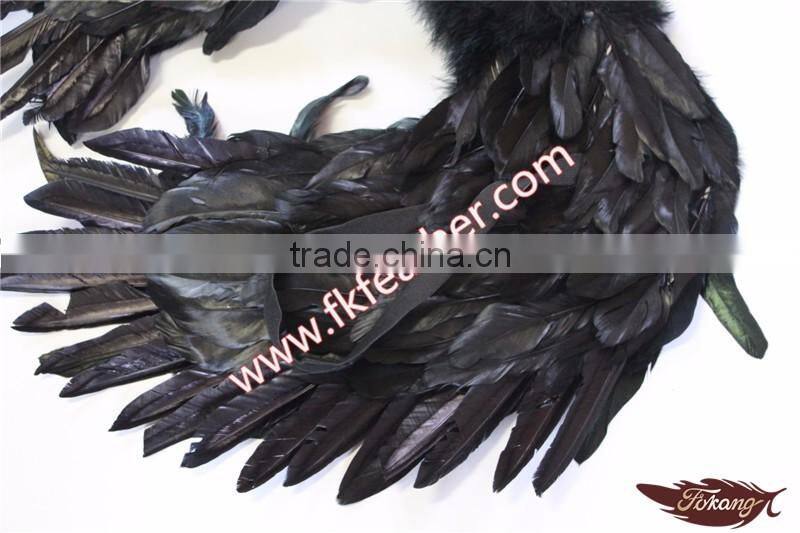 Large Black Angel Wing Rooster Feather Angel Wing For Angel Wings Decorations