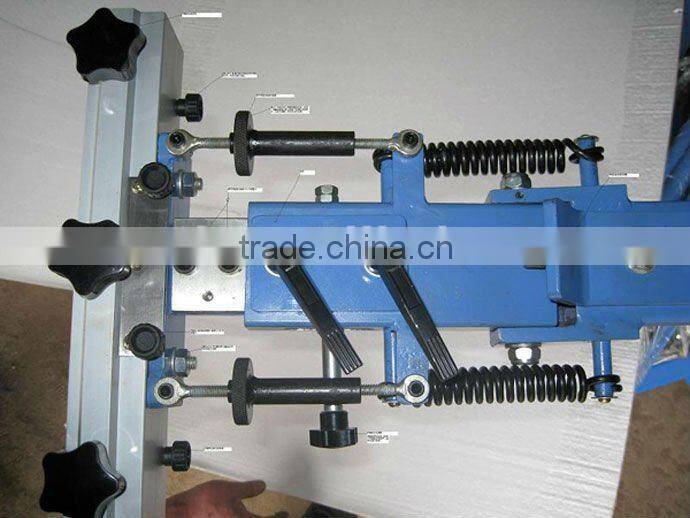 Six color silk screen printing machine