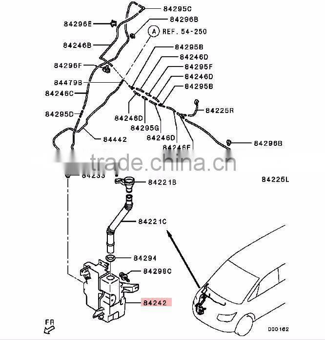 Auto Parts Windshield Washer Tank For Mitsubishi DELICA CV4W Outlander CW4W CW5W CW6W CW8W 8260A094