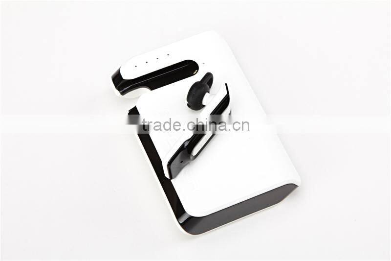 2015 New Portable Wireless Bluetooth headset With Power Bank Wholesale