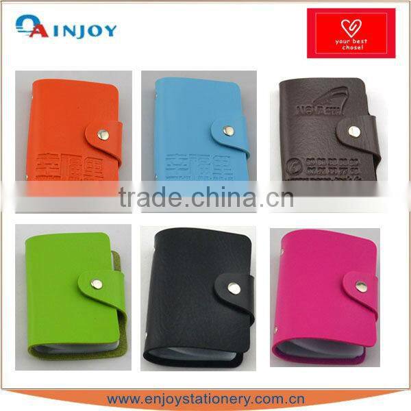 leather credit card certificate holder