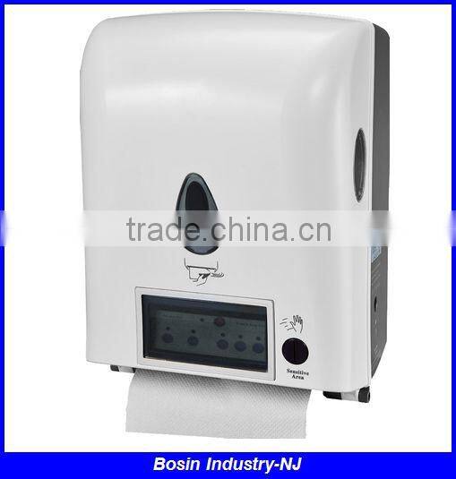 NJ-CD-8388D Plastic Battery or AC/DC Sensor Toilet Paper Dispenser