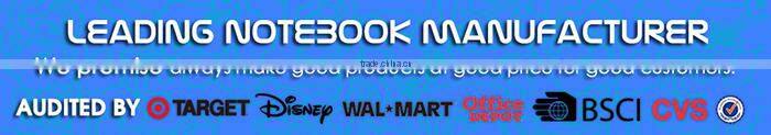 promotional A4 A5 size school notebook