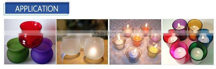 customized colored frost glass lamp-chimney