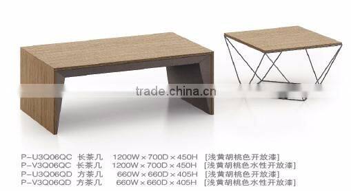 Unique style wooden tea table design on sell P-U3Q0