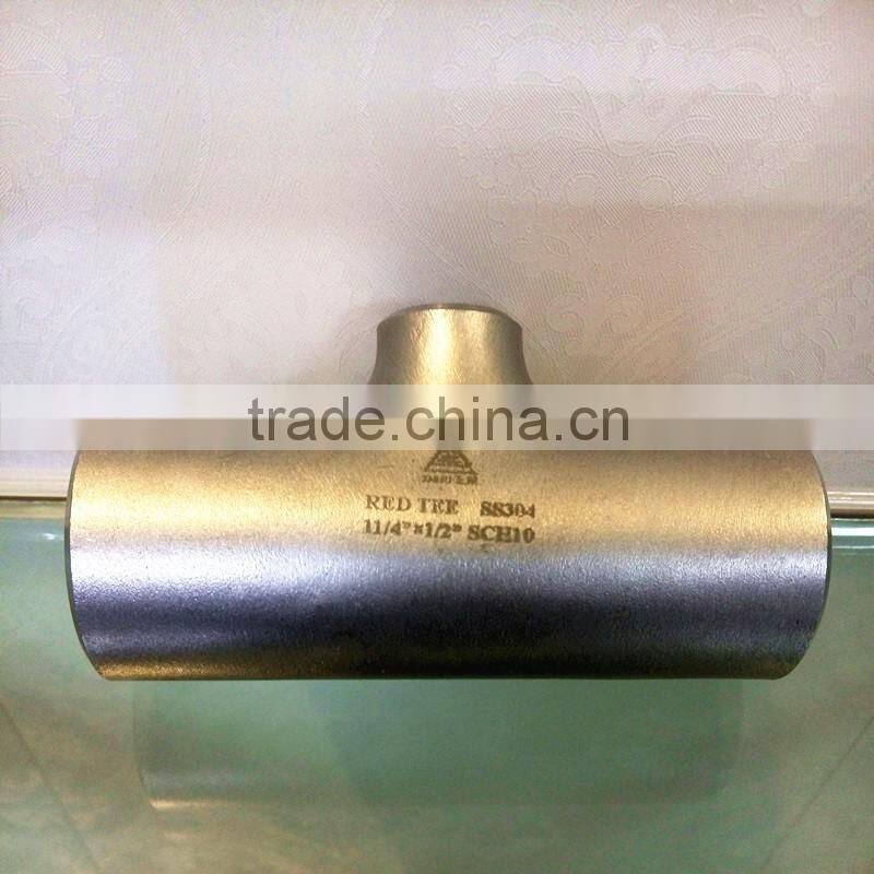Pipe Fittings Tee Reducing Tee High Pressure Y Pipe Fitting Tee