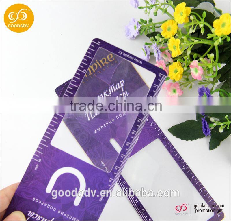 Wholesale flexible magnifying glass pvc with logo printing